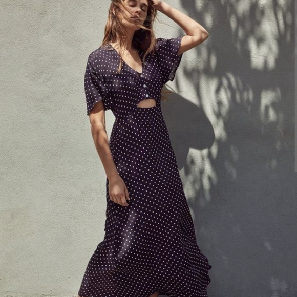SHOP CLOSING Christy Dawn Lucy Dress in Midnight Dot XS/S - Picture 1 of 9
